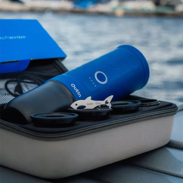 Limited Edition Outin Nano Portable Espresso Machine Ocean Blue